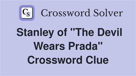 Some Prada products Crossword Clue 